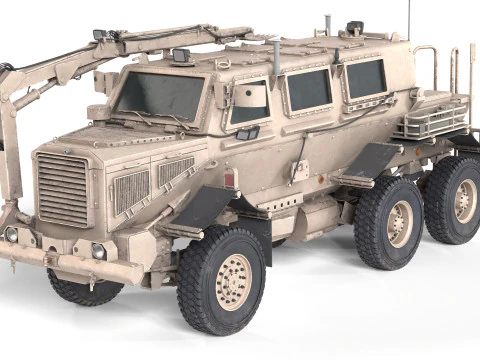 Автомобіль Buffalo MRAP 3D Модель