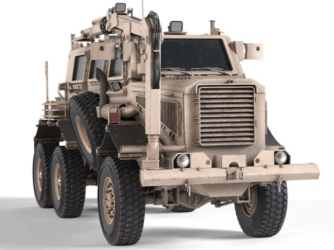 Buffalo MRAP Vehicle 3D Model