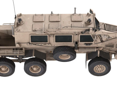 Buffalo MRAP Vehicle 3D Model