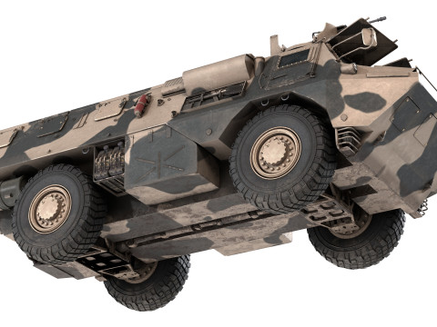 French VAB 4x4 APC 3D मॉडल