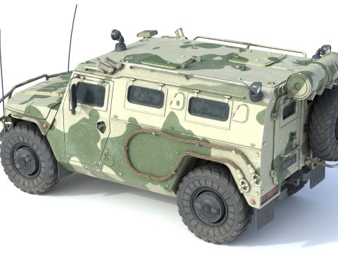 GAZ 2330 Tigr HMMWV 3D Model