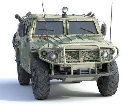 GAZ 2330 Tigr HMMWV 3D Model