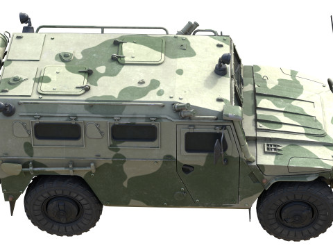 GAZ 2330 Tigr HMMWV 3D Model