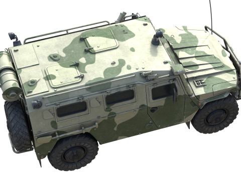 GAZ 2330 Tigr HMMWV 3D Model
