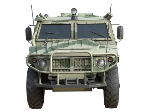 GAZ 2330 Tigr HMMWV 3D Model