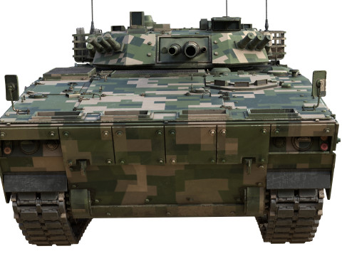 IFV ZBD-04 Chinese Tank 3D Model