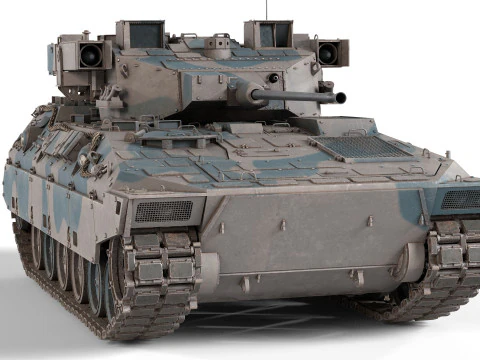 Japanese Type 89 IFV Tank 3D Model
