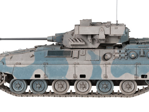 Japanese Type 89 IFV Tank Model 3D
