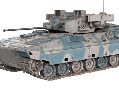 Japanese Type 89 IFV Tank 3D Model