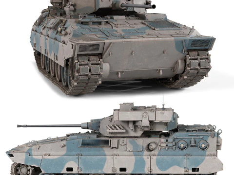 Japanese Type 89 IFV Tank 3D Model