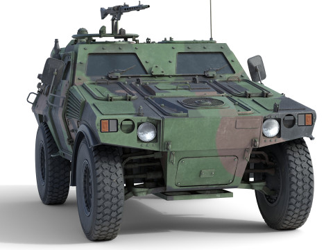 Panhard General Defence Vehicle 3D मॉडल