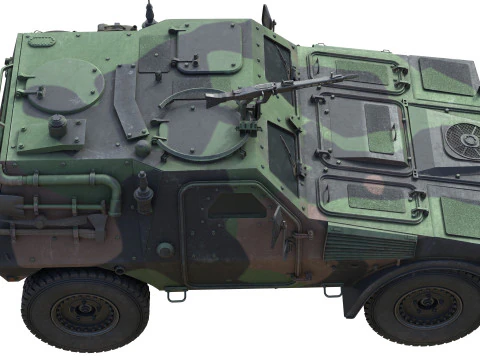 Panhard General Defence Vehicle 3D Model