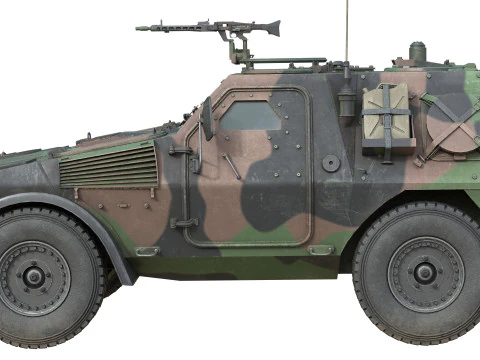 Panhard General Defence Vehicle 3D Model