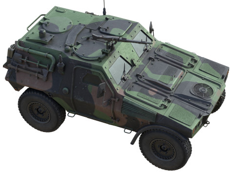 Panhard General Defence Vehicle 3D मॉडल