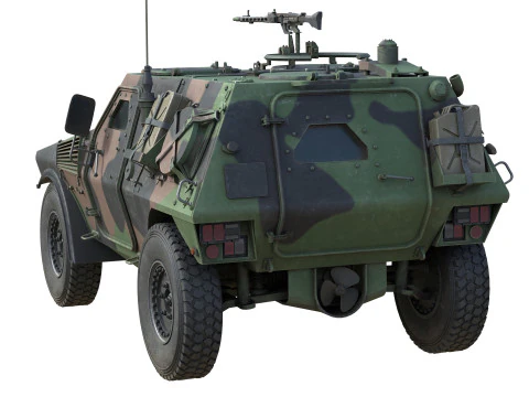 Panhard General Defence Vehicle 3D Model