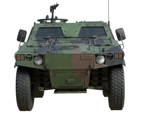 Panhard General Defence Vehicle 3D Model