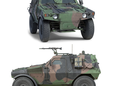 Panhard General Defence Vehicle 3D मॉडल