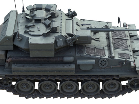 Scimitar FV 107 CVR Tank 3D Модель