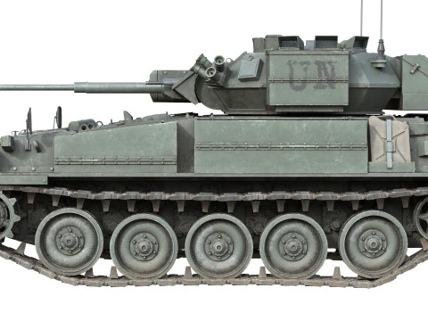 Scimitar FV 107 CVR Tank 3D Model
