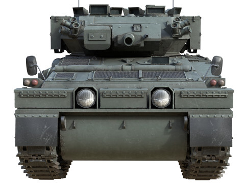 Scimitar FV 107 CVR Tank 3D Модель