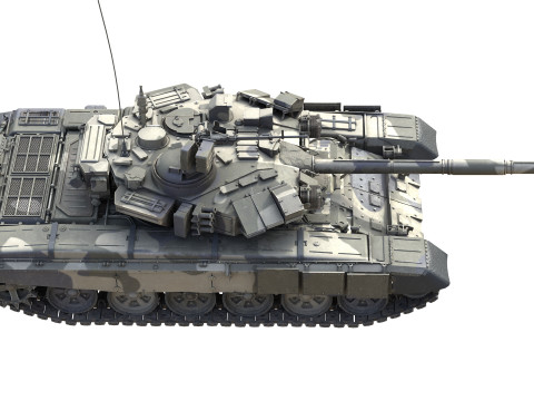 T90 A Tank 3D Model