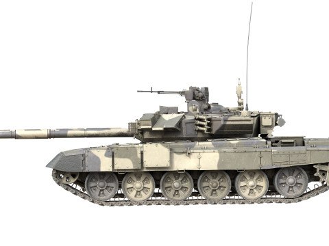 T90 A Tank 3D Model