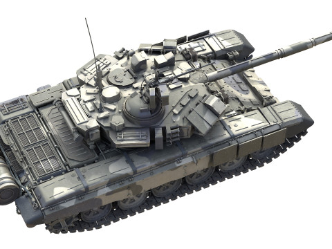 T90 A Tank 3D Model