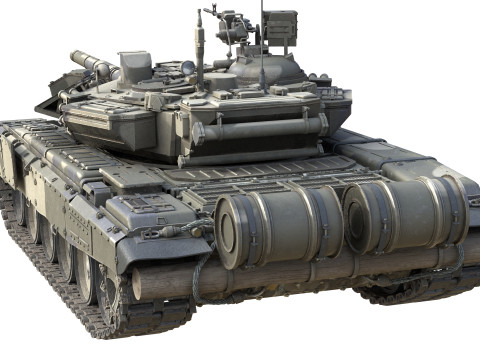 T90 A Tank 3D Model