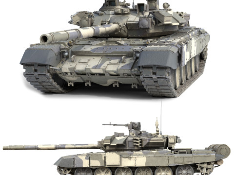 T90 A Tank 3D Model