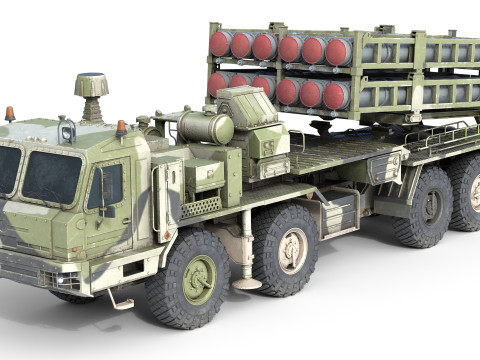 Vityaz S350E Missile Launcher 3D 모델