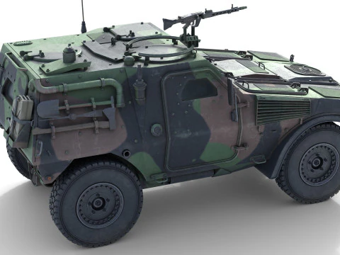 5 Military Vehicles Collection v12 3D Model