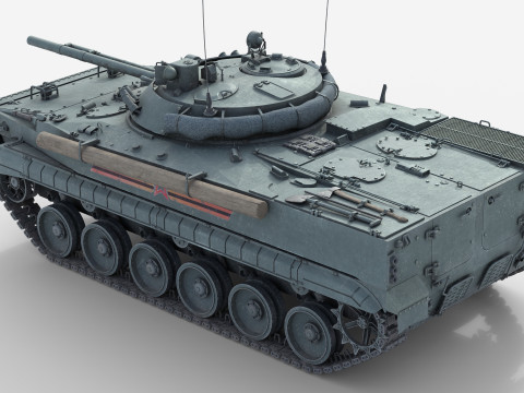BMP 3 Tank Infantry Fighting Vehicle 3D Model