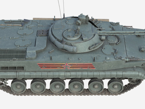 BMP 3 Tank Infantry Fighting Vehicle 3D Model