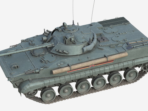 BMP 3 Tank Infantry Fighting Vehicle 3D Model