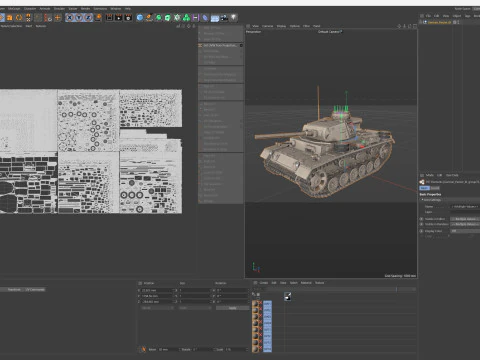 German Panzer III TANK 3D Model