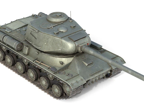 IS 2 소련 중전차 3D 모델