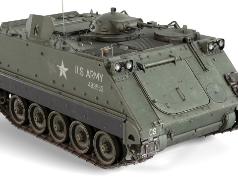M132 Zippo Armored Flamethrower 3D मॉडल