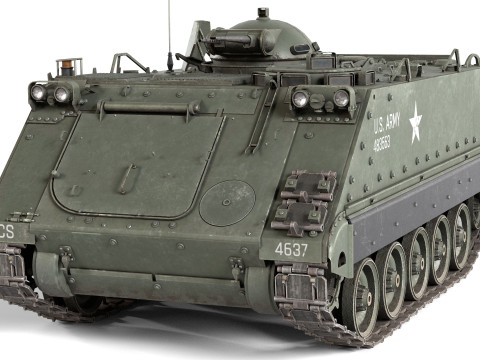 M132 Zippo Armored Flamethrower 3D-Modell