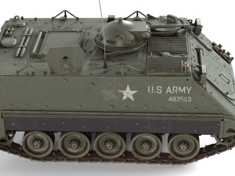 M132 Zippo Armored Flamethrower 3D-Modell
