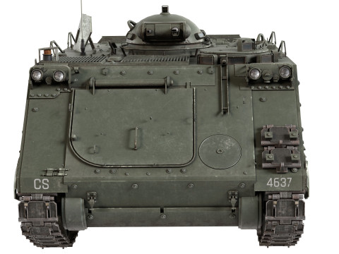M132 Zippo Armored Flamethrower 3D-Modell