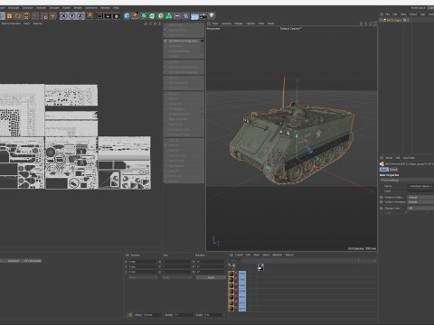 M132 Zippo Armored Flamethrower 3D-Modell