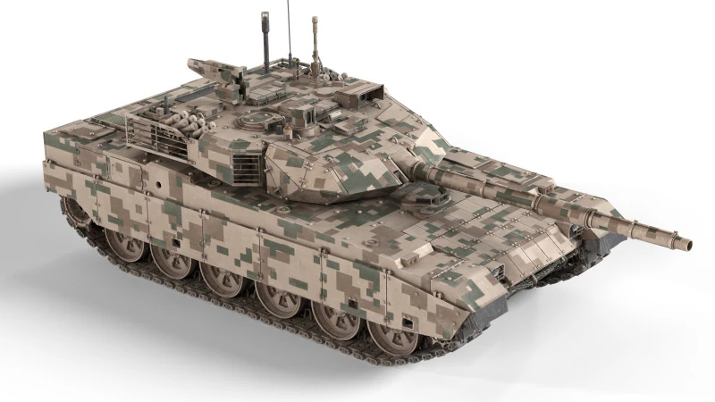 Norinco VT-4 tank 3D Model .c4d .max .obj .3ds .fbx .stl .blend