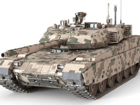 Norinco VT-4 tank 3D Model