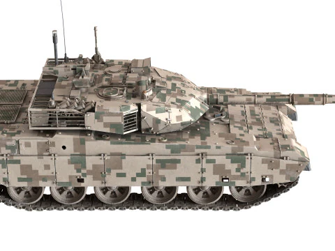 Norinco VT-4 tank 3D Model