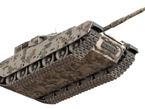 Norinco VT-4 tank 3D Model
