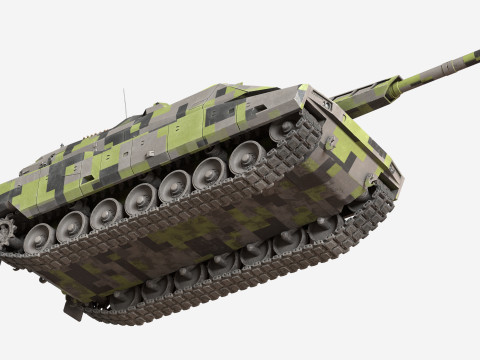 Panther KF51 Main Battle Tank 3D Model