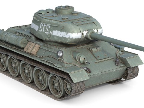 T 34 Soviet Medium Tank model 3D 모델