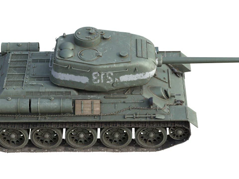 T 34 Soviet Medium Tank model 3D Model
