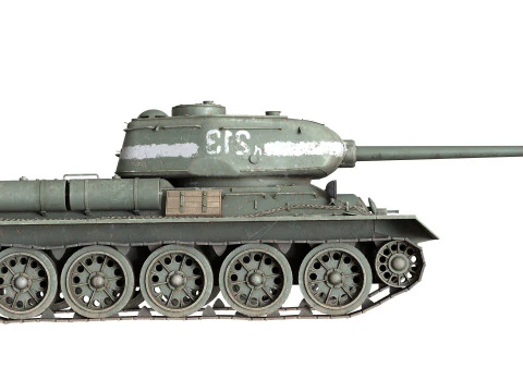 T 34 Soviet Medium Tank model 3D Model