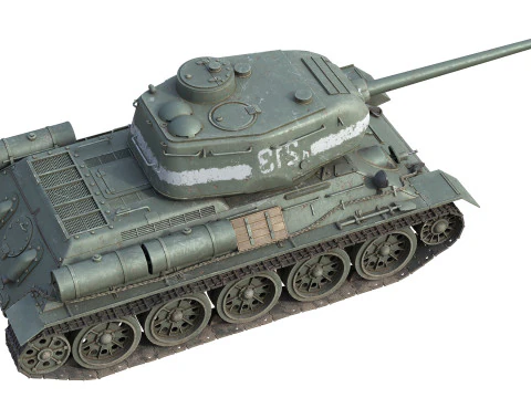 T 34 Soviet Medium Tank model 3D Model